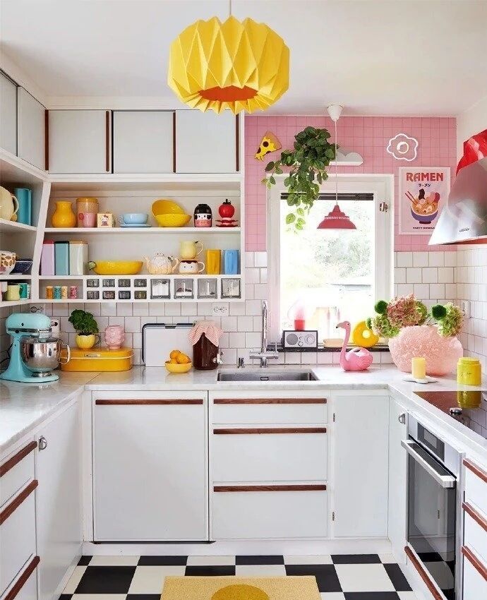 瑞典俏皮复古家，这个撞色好喜欢 - 家居知识