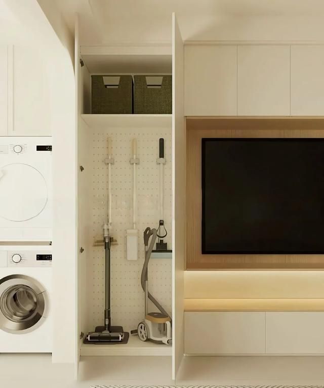 老公坚持把电视墙设计成满墙电视柜，入住后发现真香！ - 家居知识