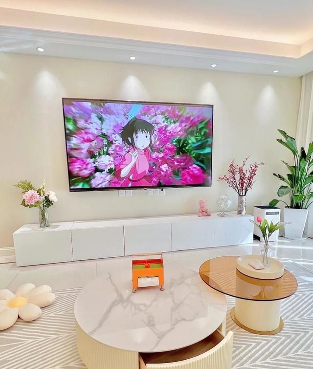 113㎡奶油风，温柔简约奶油系客厅，美到让人移不开眼 - 家居知识