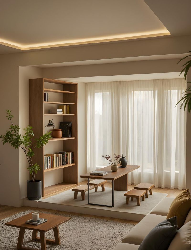 客厅阳台改地台，get中古茶室享double快乐~ - 家居知识