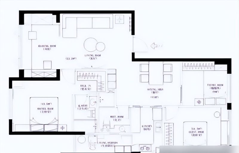 100平米日式风格装修，清新淡雅，活生生的家装界教科书！ - 家居知识