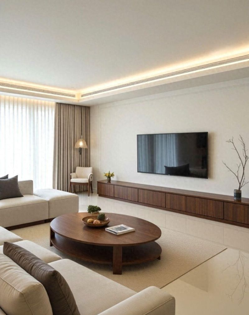 原木风格装修案例，简洁设计营造温馨家居氛围