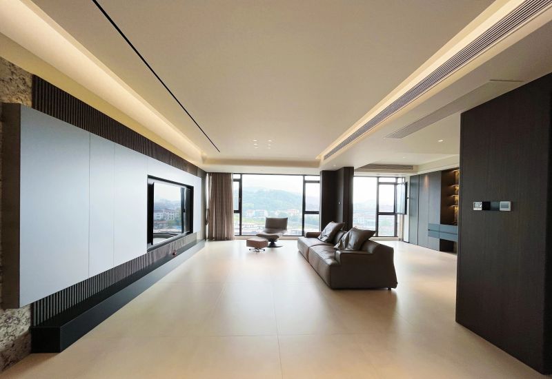 167㎡意式轻奢大平层实景落地，诸暨浣溪白鹭演绎高级质感