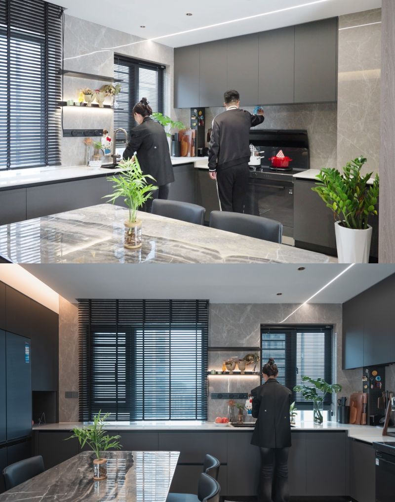 168㎡意式极简家，🟤⚪️⚫️配色真的很高级 - 家居知识