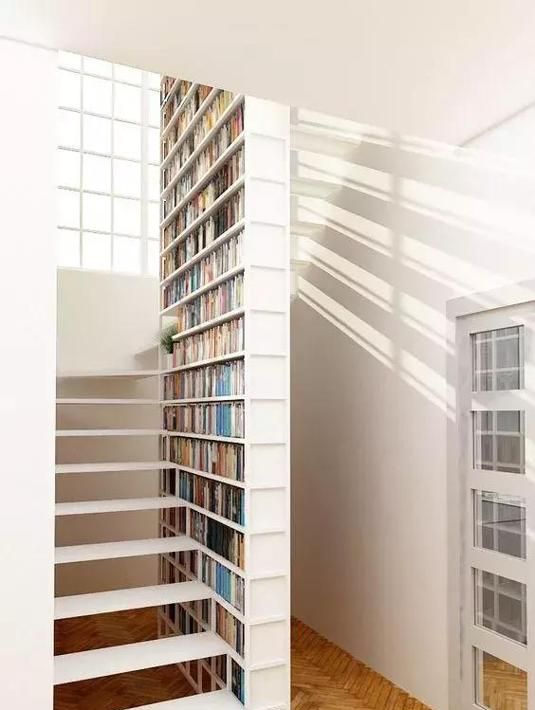 小户型做不了书柜？4种美到爆设计，空间重复利用把图书馆搬回家 - 家居知识