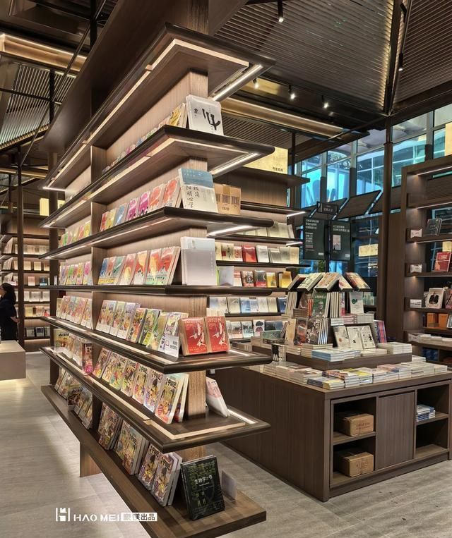 冇言有阅书店实体设计与书架定制案例！ - 家居知识