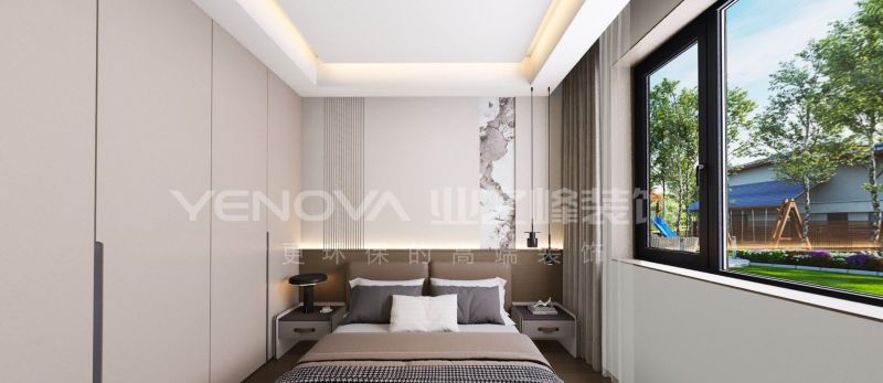 唐山翡翠湖107平方米现代轻奢风格装修效果案例|业之峰装饰 - 家居知识