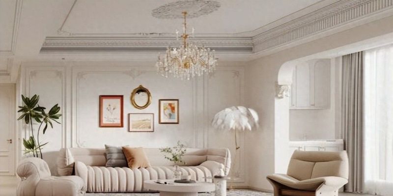 149㎡法式奶油风装修案例，诸暨江南大院的浪漫格调