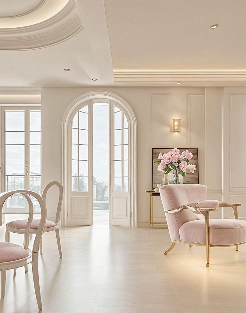 128㎡法式奶油风，全屋纯白+米粉简直太绝了，喜欢的朋友收藏评论 - 家居知识