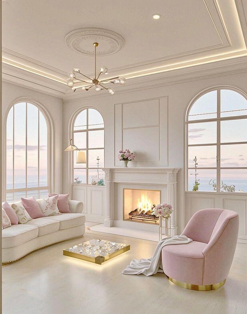 128㎡法式奶油风，全屋纯白+米粉简直太绝了，喜欢的朋友收藏评论 - 家居知识