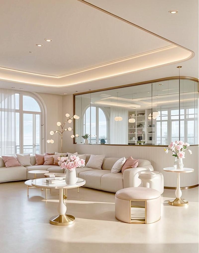 128㎡法式奶油风，全屋纯白+米粉简直太绝了，喜欢的朋友收藏评论 - 家居知识