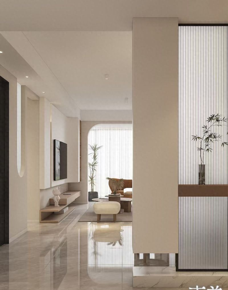 89㎡奶油极简家装范本，采光+收纳+软装全细节公开，治愈系生活新主张