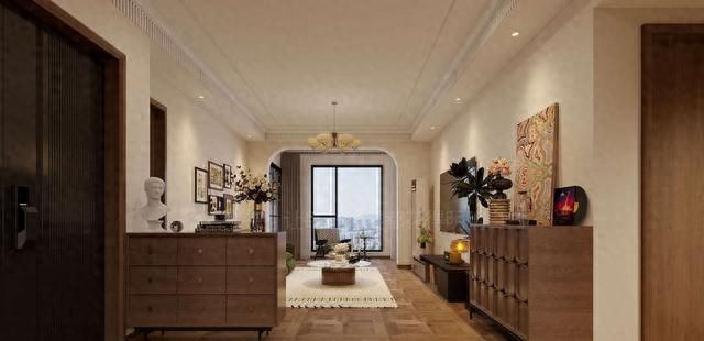 110㎡复古风装修，混搭出独特气质，株洲设计案例分享