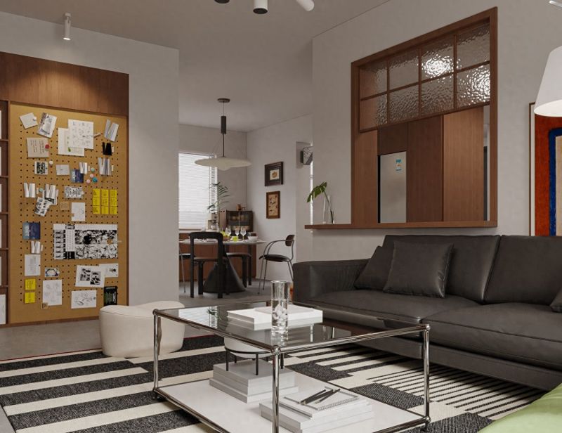 小户型现代风家装惊艳邻里，实用美学被疯狂抄作业