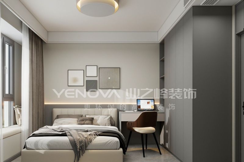 唐山国茂府140平方米现代极简风格装修效果案例|业之峰装饰 - 家居知识