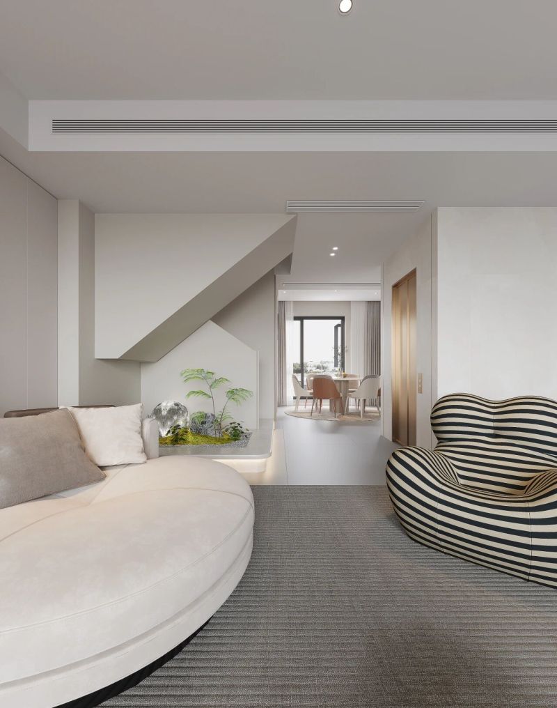 长沙合能枫丹新里现代风设计：大面积留白设计，干净清澈很耐看 - 家居知识