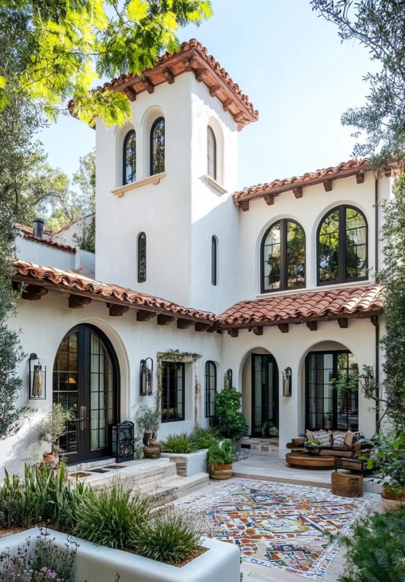 看完这36个令人着迷的地中海别墅设计，后悔别墅建早了！ - 家居知识
