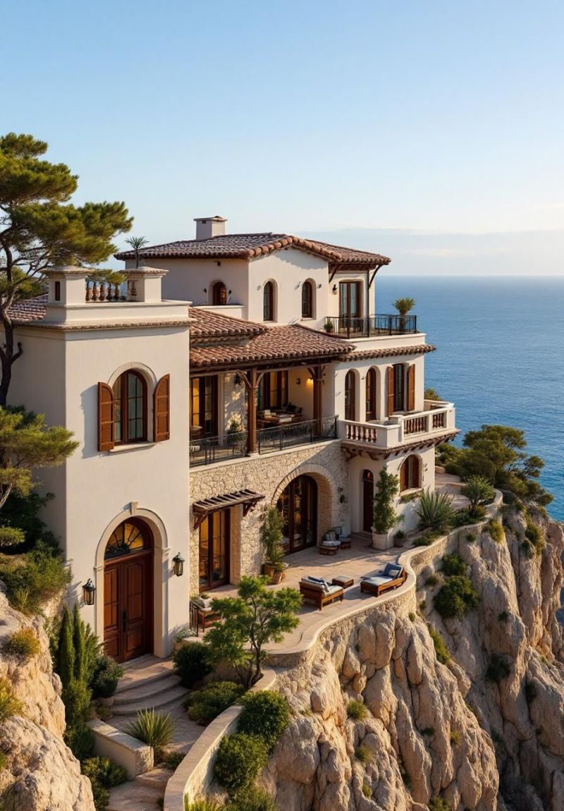 看完这36个令人着迷的地中海别墅设计，后悔别墅建早了！ - 家居知识