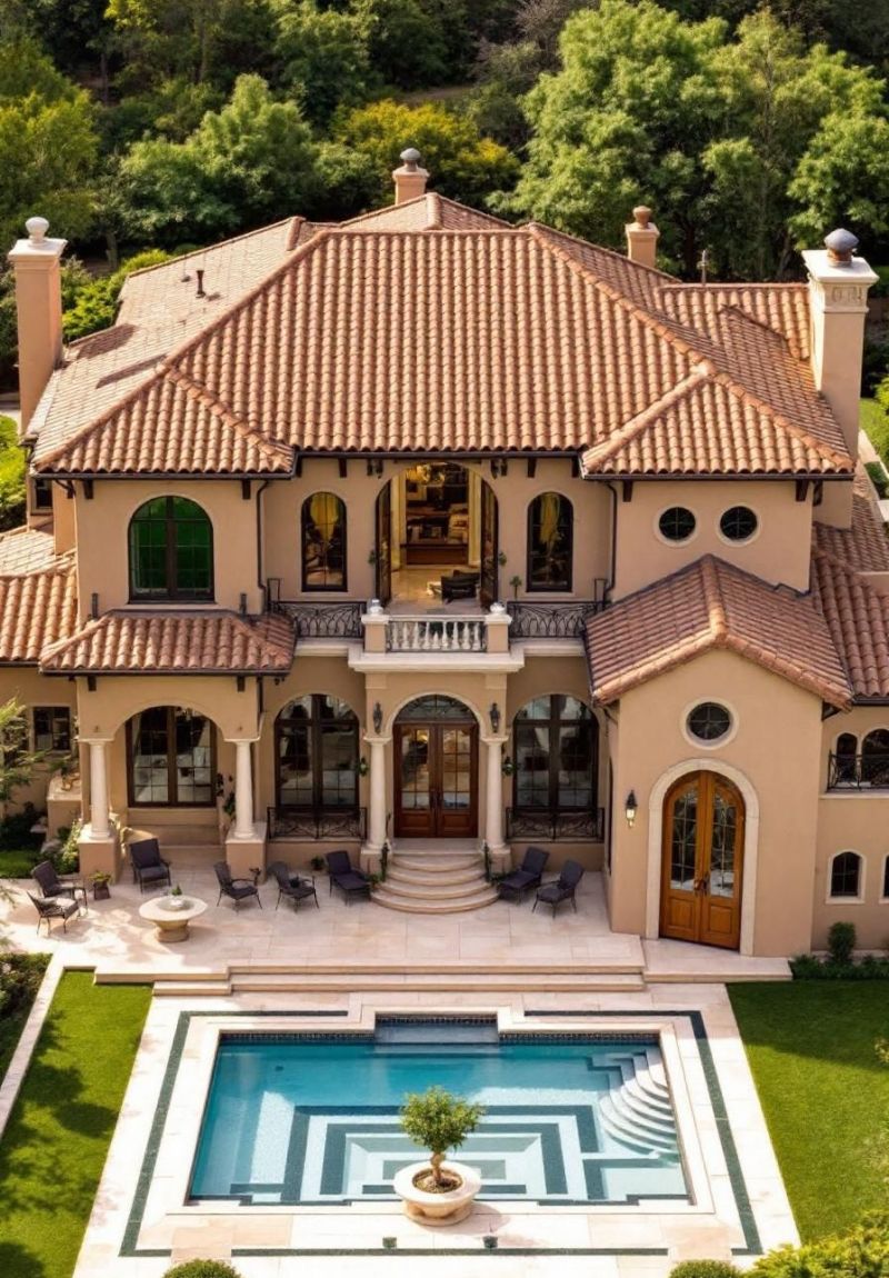 看完这36个令人着迷的地中海别墅设计，后悔别墅建早了！ - 家居知识