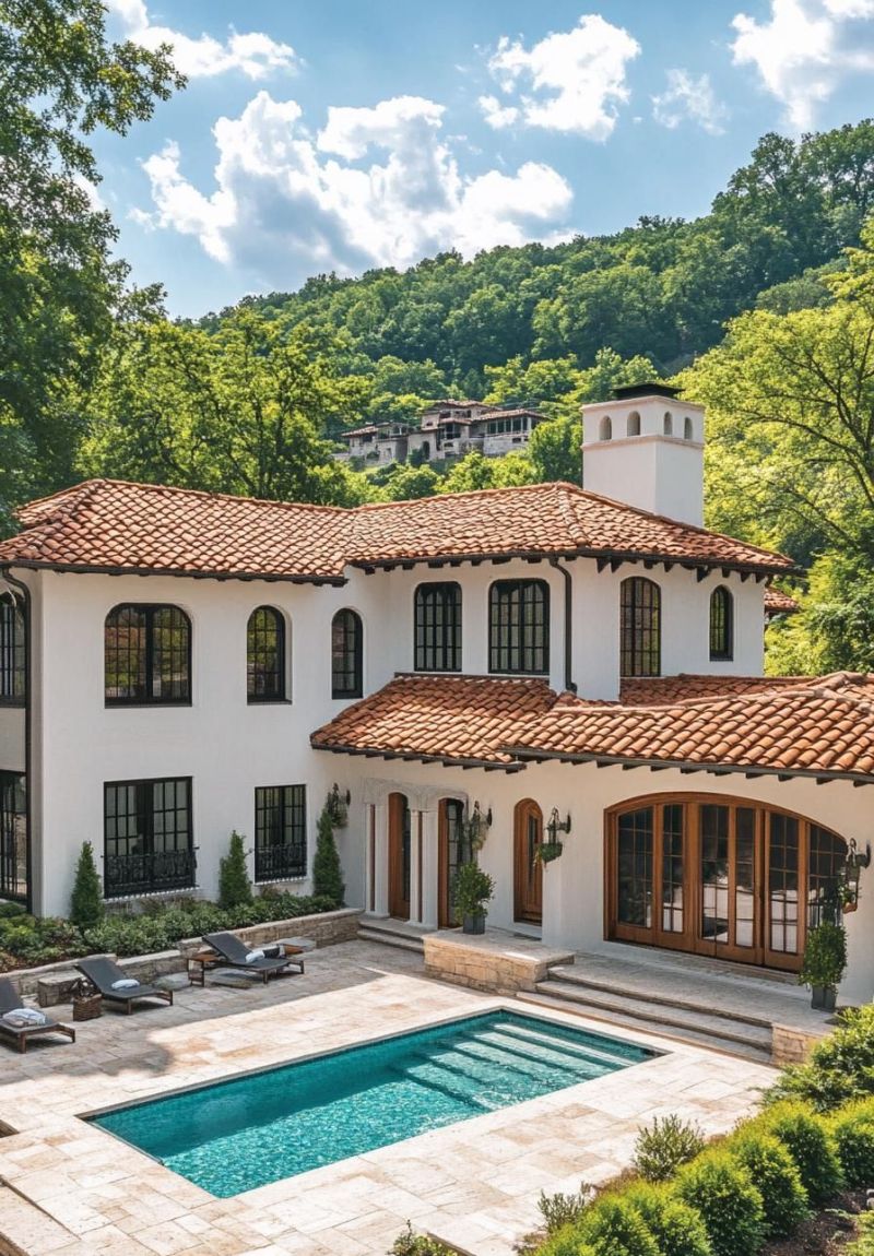 看完这36个令人着迷的地中海别墅设计，后悔别墅建早了！ - 家居知识