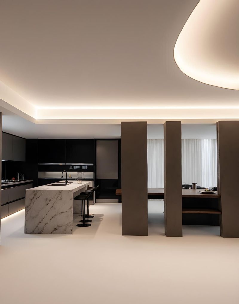 136㎡意式极简！不小心拉高小区审美天花板 - 家居知识