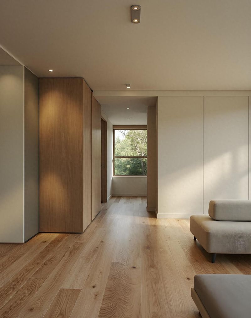 白墙与原木的绝美搭配，硬装也能高级感爆棚！