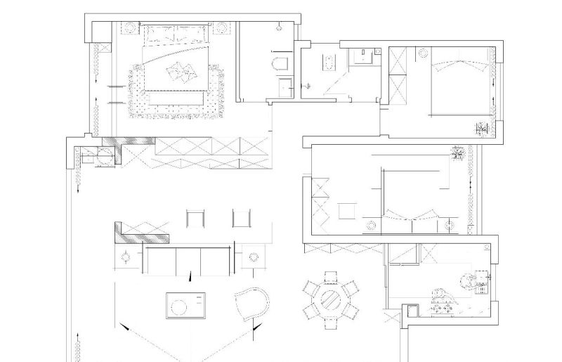 140㎡中古风设计：4房改3房住出200㎡的感觉 - 家居知识