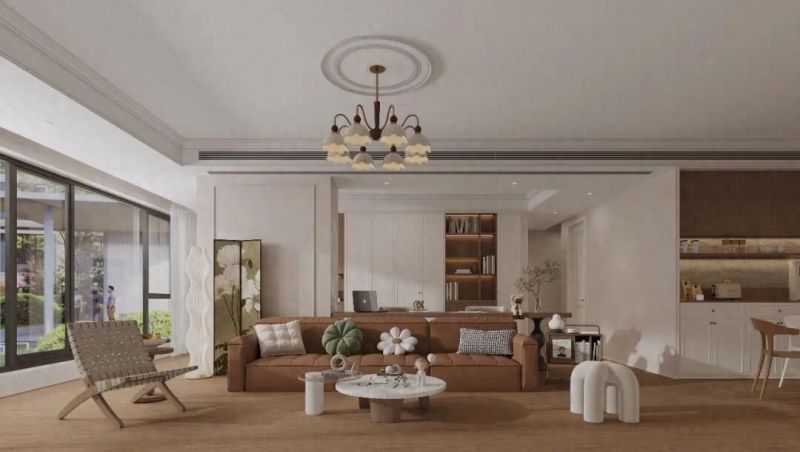 140㎡中古风四房改三房，空间魔法让家显大60㎡