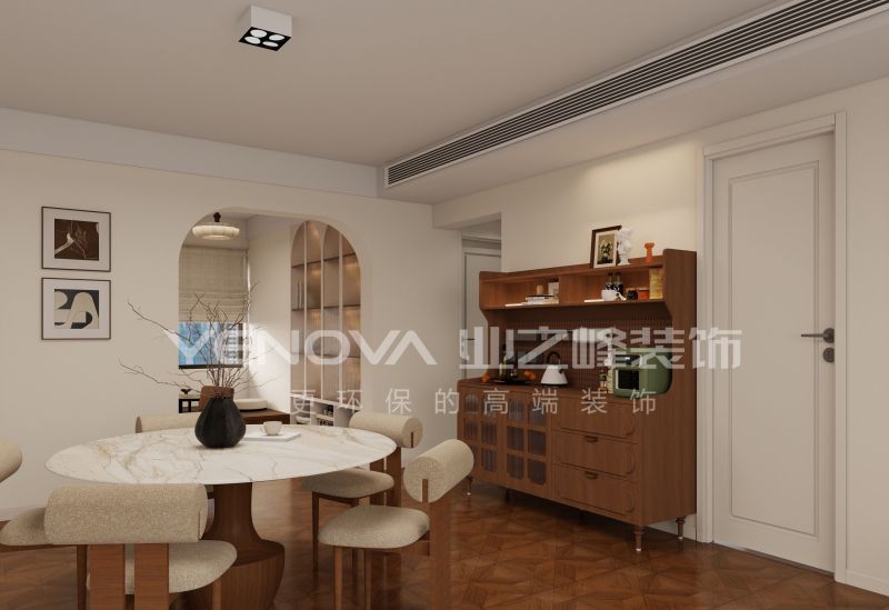 唐山中海·臻如府143平方米中古风格装修效果案例|业之峰装饰 - 家居知识