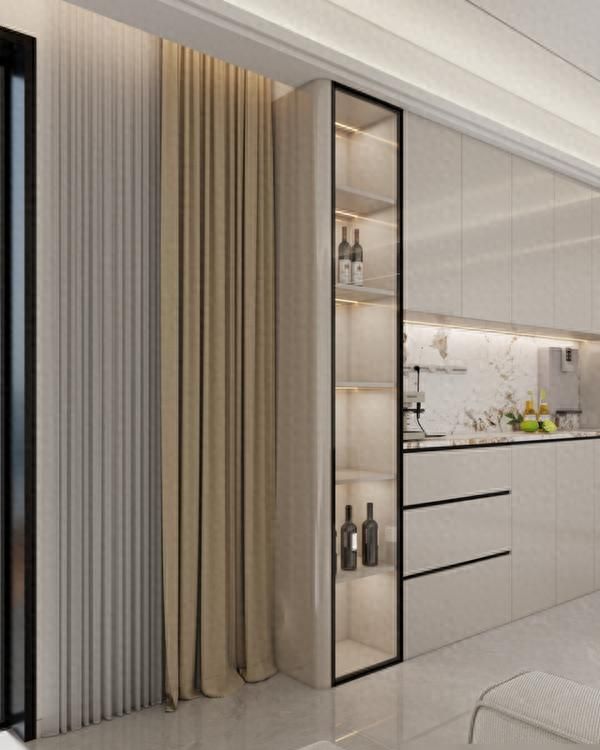 想要简单装修？这款漂亮又实用的餐边柜造型被无数人效仿！