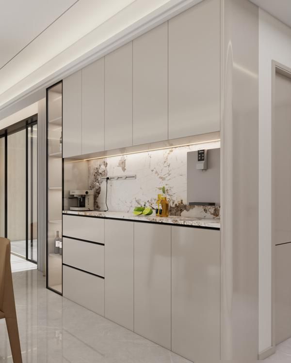 想要简单装修，又要餐边柜漂亮且实用，分享一款无数人效仿的造型 - 家居知识