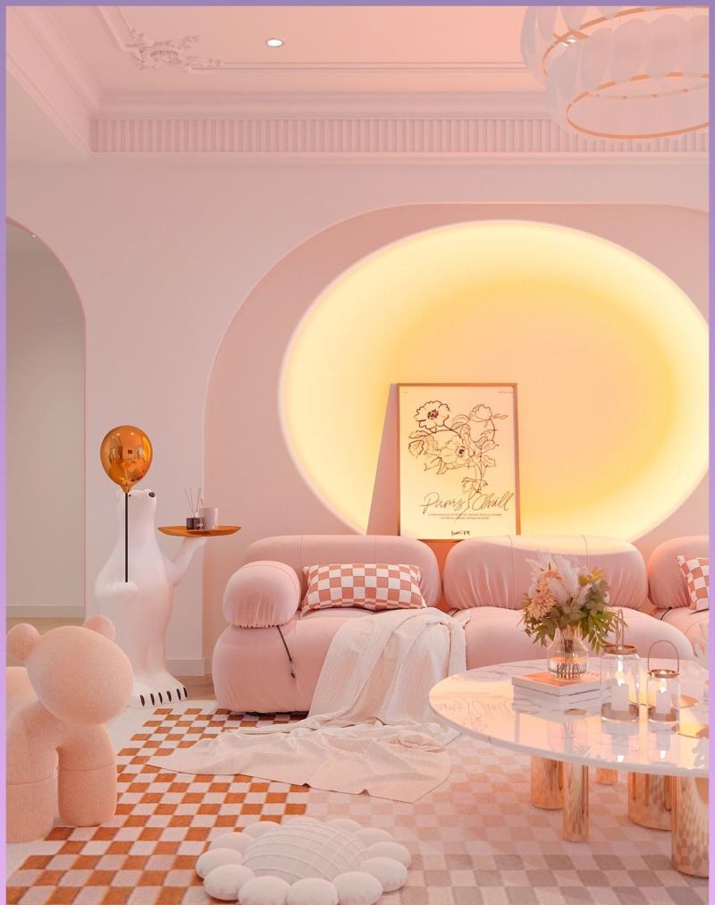 全网爆火的“奶油粉法式家”，这7个软装细节，太治愈了！ - 家居知识