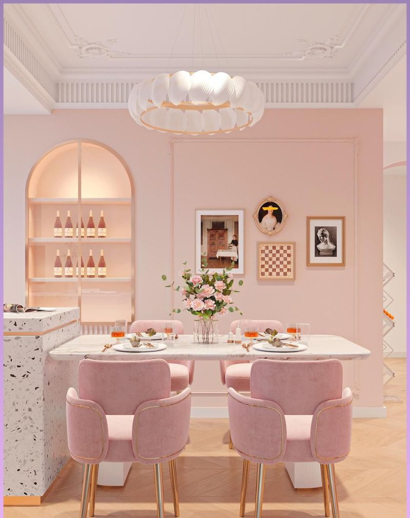 全网爆火的“奶油粉法式家”，这7个软装细节，太治愈了！ - 家居知识