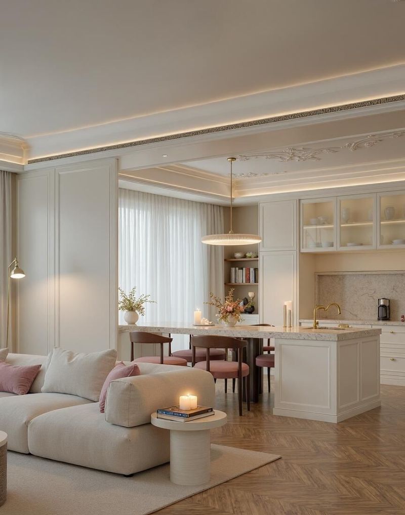 果然法式风才是顶流！落地生图优雅到哭回家那刻.心已经被锁住 - 家居知识