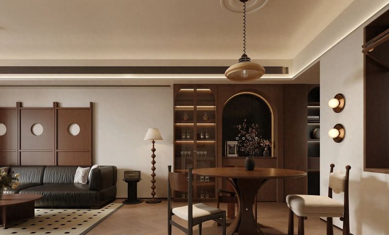 精致复古与现代舒适的混搭风家装，格调满分！