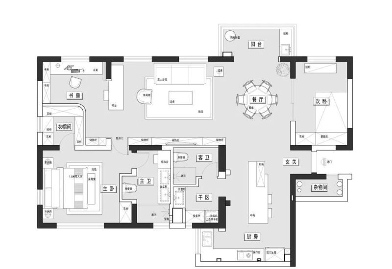 上海150㎡法式风三室私宅 - 家居知识