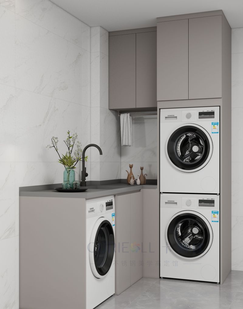 不锈钢阳台柜成家务神器，网友直呼，谁懂啊！