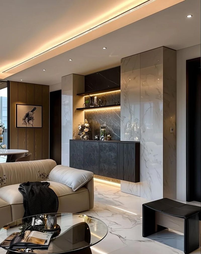 150平极简轻奢风：不止高级显大，更把“家的温馨”焊在空间里 - 家居知识