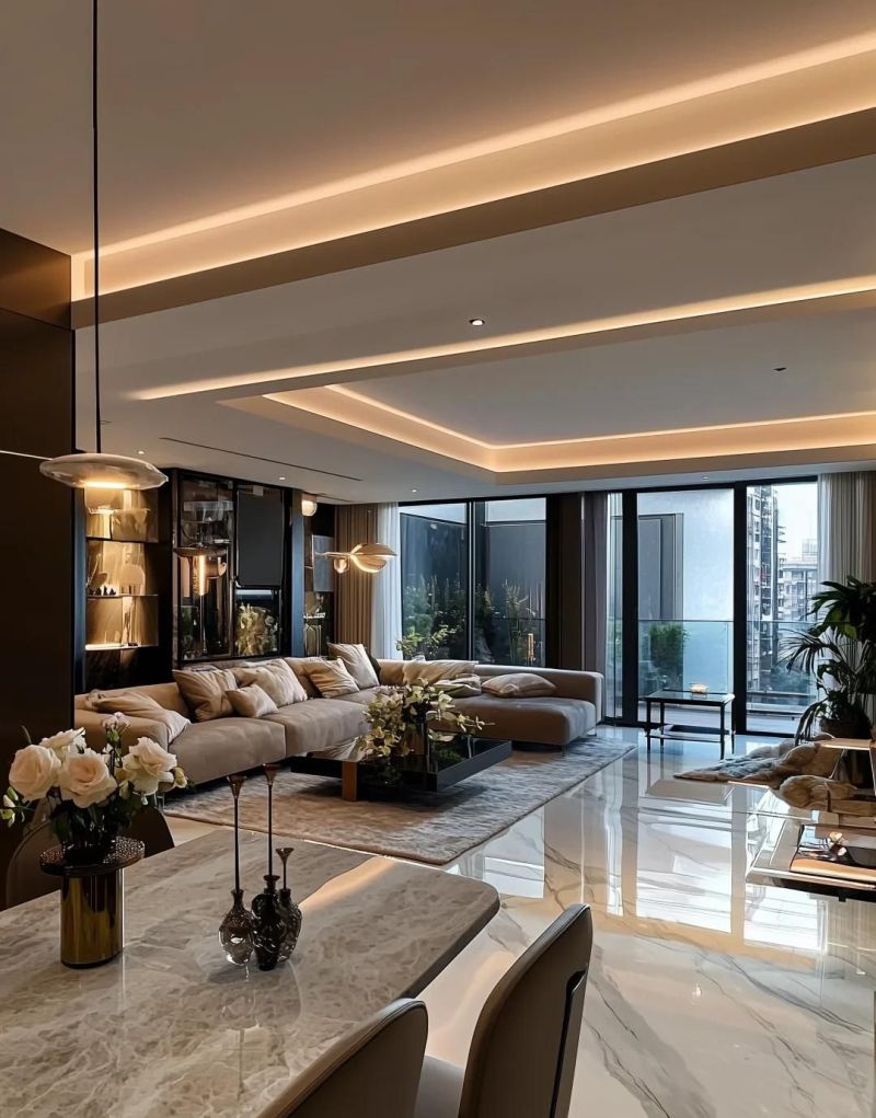 150平极简轻奢风：不止高级显大，更把“家的温馨”焊在空间里 - 家居知识