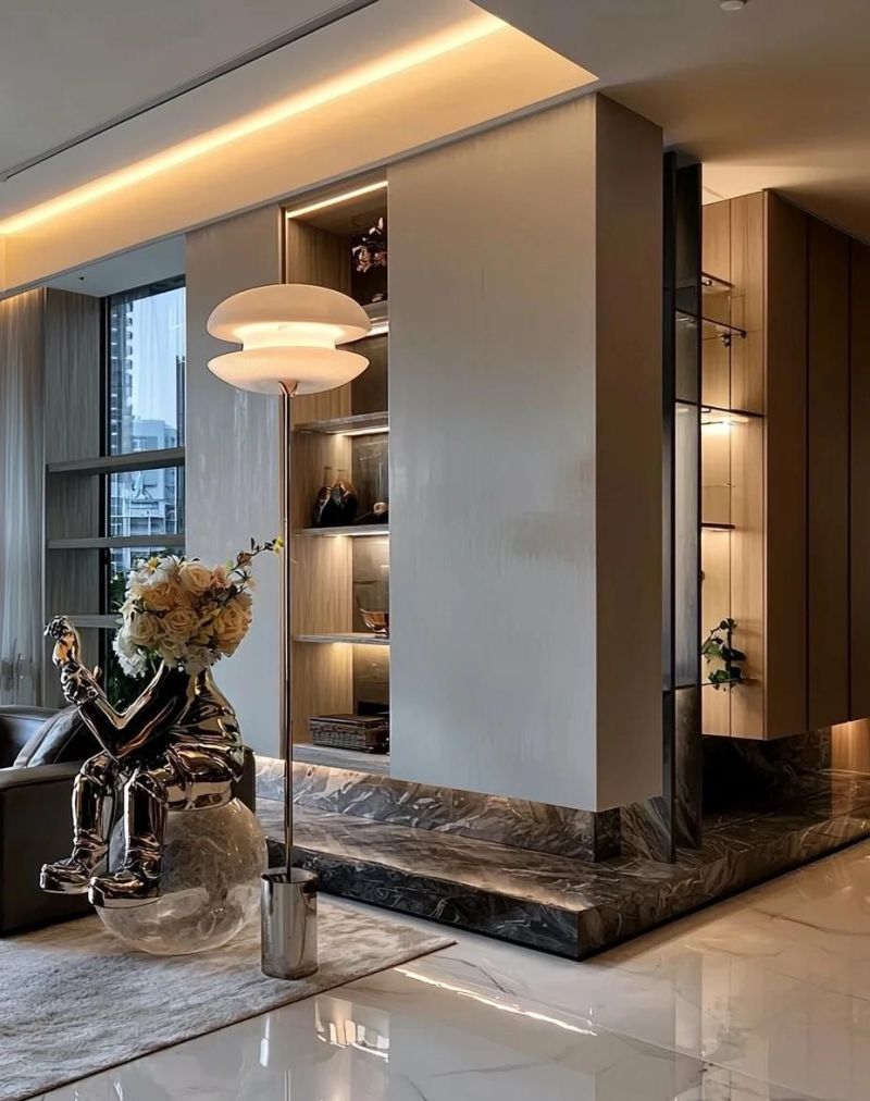 150平极简轻奢风：不止高级显大，更把“家的温馨”焊在空间里 - 家居知识