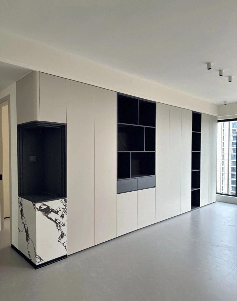 万象家具板×意式极简，叠级光影中的空间艺术