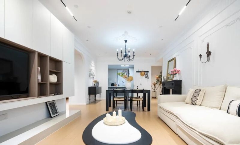 嘉定业主把 “轻法式浪漫” 装成日常，每处都戳中少女心 - 家居知识