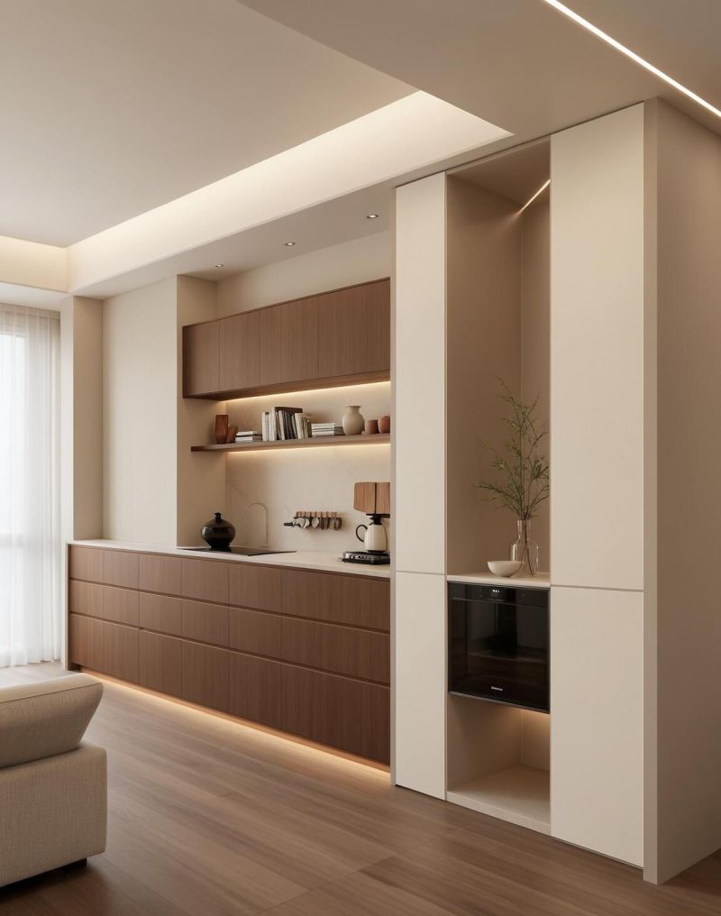 给业主一点震撼!7款餐边柜挑花眼原木中古风装修太权威啦~ - 家居知识