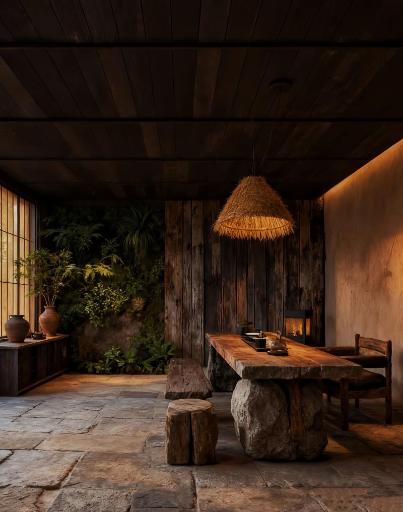 美到失语～粗狂中式复古の侘寂茶馆 - 家居知识