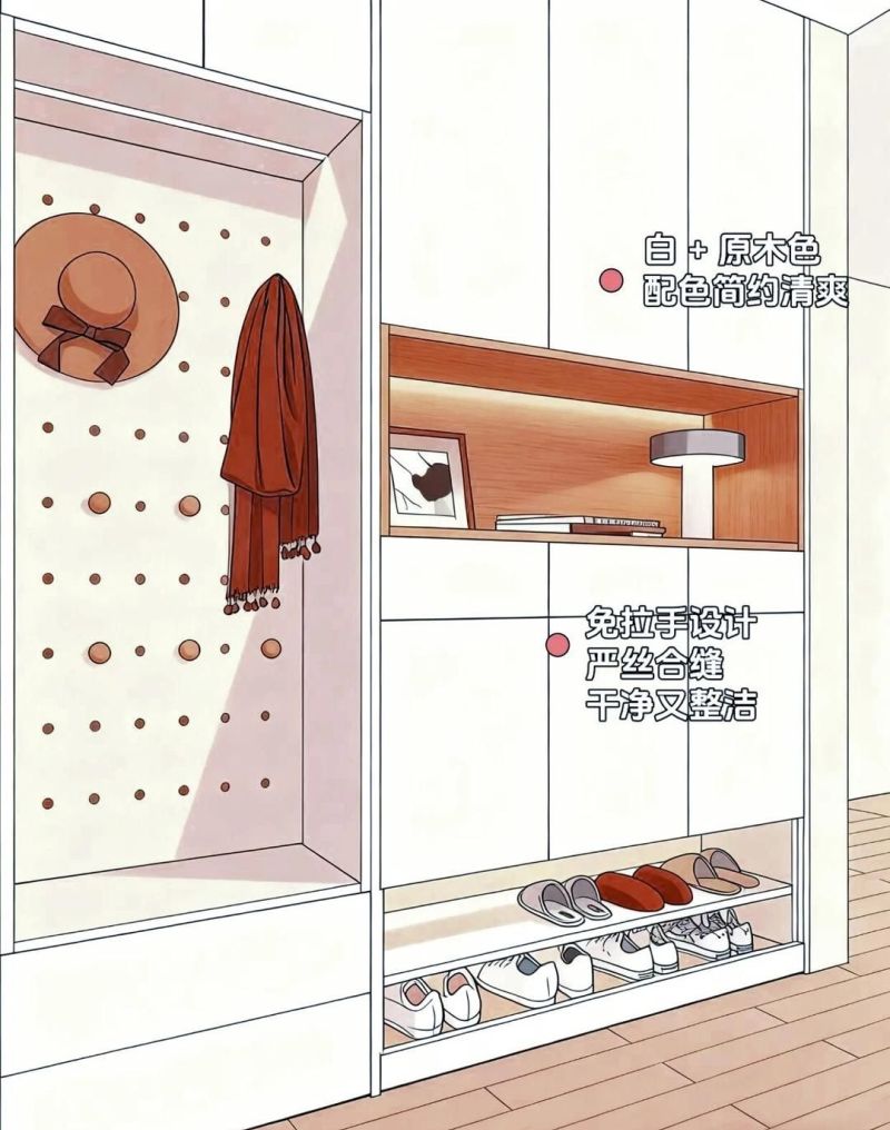 玄关窄鞋子堆成山？这款超薄鞋柜装100双还好看，小户型直接抄 - 家居知识