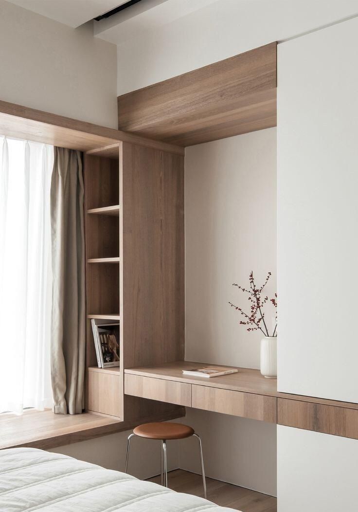 9款一体式书桌书柜，太省空间了 - 家居知识