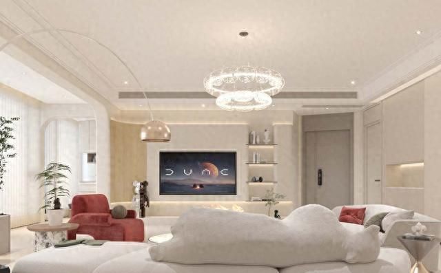 160㎡温柔奶油系现代家，暖意漫溢的治愈空间