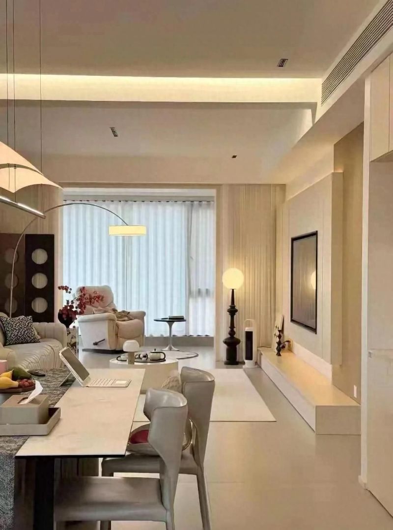 奶油风与几何美学碰撞，打造高级感家居空间