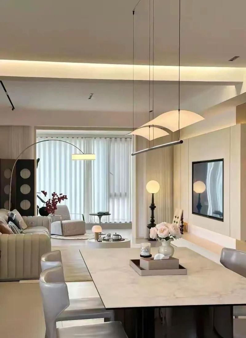 奶油风之家，几何碰撞出高级空间节奏感 - 家居知识