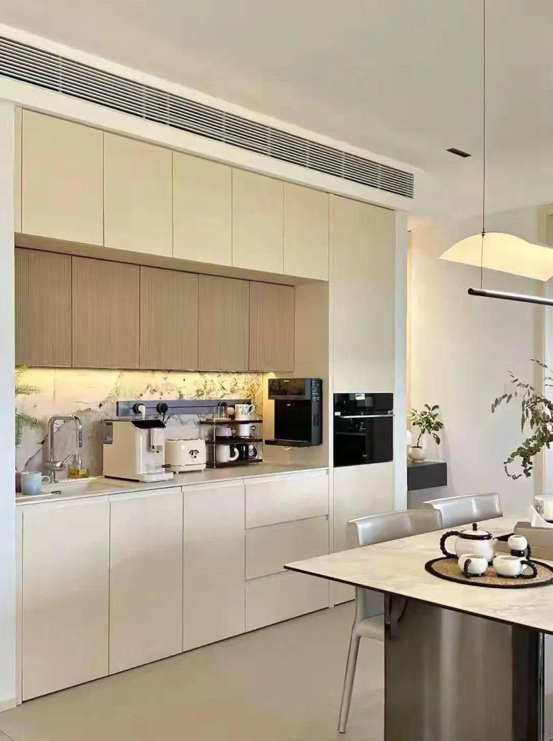 奶油风之家，几何碰撞出高级空间节奏感 - 家居知识